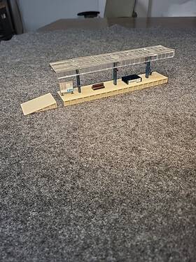 43532 Vollmer Ho Scale Train Station Platform Fully Assembled