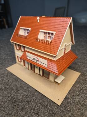 43633 Vollmer Ho Scale Bakery Lang With Interior And Led Iluminated Fully Buil