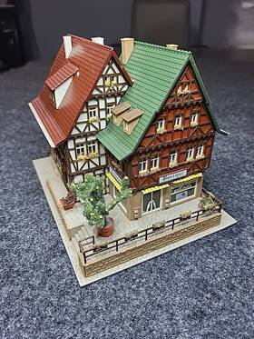 43694 Vollmer Ho Romantic Series Boutique Fashion/house Timbered Fully Assembled