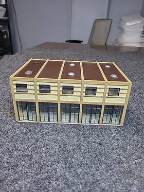 43759 Vollmer Ho Modern City Fire Station Fully Assembled