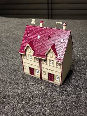43843 Vollmer Ho Scale Town Houses Fully Assembled