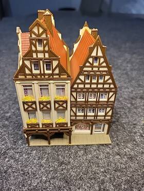 47753 Vollmer N Scale # Timbered Residence With Shop Fully Assembled