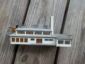 47900 Vollmer Concrete Factory Assembled Building For Miniatures And Train Builds