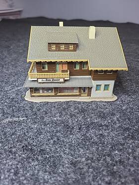 52098 Vollmer N Scale German Babarian Wooden Villa / Shop Fully Assembled