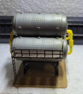 5520-b Vollmer Ho Scale Storage Tank Triple Kit 5520 B Western Germany 5520-b Vollmer Ho Scale Storage Tank Triple Kit 5520 B Western Germany
