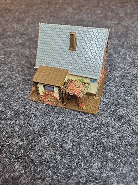 57176 Vollmer Z Scale 1 220 German Residential House Fully Assembled Structure
