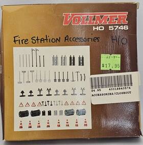 Ho-5746 Vollmer 5746 H0 Fire Department Equipment New 99% Inch Mint Parts In Original Box Ho-5746 Vollmer 5746 H0 Fire Department Equipment New 99% Inch Mint Parts In Original Box