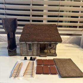 51004 W Britain/ 1st Gear W.britain Ft1 30ft Scale 3-piece North American Farmhouse Building