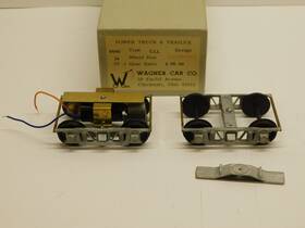 8440 Wagner O Scale Power/trailer Trucks Type 8440/ 36 Inch Wheels/ 22 1 Tested And Work