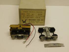 Ab64 Wagner O Scale Power/trailer Trucks Type Ab64/ 28 Inch Wheels/ 22 1 Tested And Work