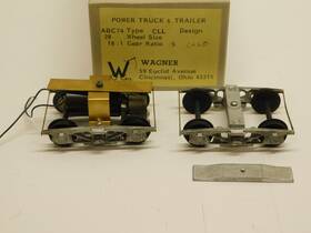 Abc74 Wagner O Scale Power/trailer Trucks Type Abc74/ 28 Inch Wheels/ 18 1 Tested And Work