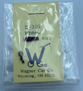 B-301 Wagner Car Co. O Scale Slider Wheel