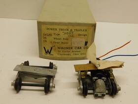 Stl64 Wagner O Scale Power/trailer Trucks Type Stl64/ 26 Inch Wheels/ 18 1 Tested And Work