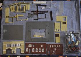 Walthers 028765026202 Life Like Bfd Firehouse Ho Scale Model Kit Parts