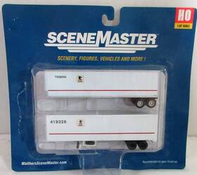 949-2517 Walthers 616374162604 Ho Scale 40ft Trailmobile Trailers 2-pk - Us Postal Service