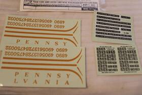 77-94d Walthers Ho Scale Pennsylvania Diesel Locomotive Decal Set #77-94d