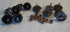 920-584408 Walthers Lot Of 12 Wheels With Brass Bearings For Life Like Proto 2000 Ho