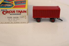 933-1360 Walthers Ho Scale Trunk Wagon For Circus Built Red #933-1360 No Box 933-1360 Walthers Ho Scale Trunk Wagon For Circus Built Red #933-1360 No Box