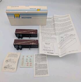 933-1602 Walthers Ho Scale Pennsylvania Prr 32ft Van Trailer Loads