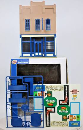 933-2712 Walthers O/o-27 Silver Dollar Caf Built-ups Lighted Building Nos With Box