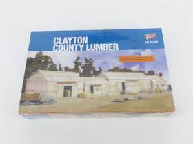 933-2911 Walthers Ho 1/87 Scale Cornerstone Kit Clayton County Lumber - Sealed