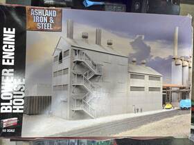 933-2957 Walthers Ashland Iron And Steel Blower Engine House Ho Scale Kit
