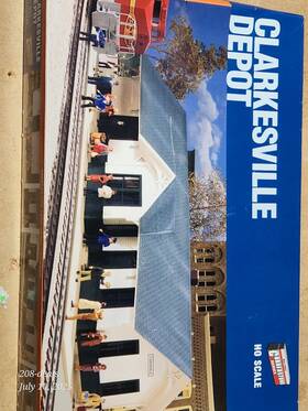933-3063 Walthers Ho Scale Clarksville Depot Structure Kit