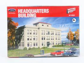 933-3074 Walthers Ho 1/87 Scale Cornerstone Headquarters Building Kit - Sealed
