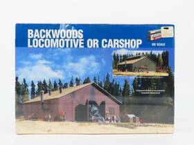 933-3083 Walthers Ho Scale Backwoods Locomotive Or Car Shop Building Kit Sealed 933-3083 Walthers Ho Scale Backwoods Locomotive Or Car Shop Building Kit Sealed