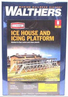 933-3245 Walthers N Icing House And Platform Building Kit Ln