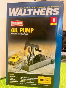 933-3248 Walthers Walking Beam-horse Head Oil Pump Motorized Kit N Scale Train 933-3248 Walthers Walking Beam-horse Head Oil Pump Motorized Kit N Scale Train