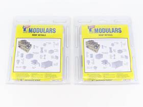 933-3286 Walthers N 1/160 Scale Cornerstone Modulars Kit Roof Details - Set Of 2 933-3286 Walthers N 1/160 Scale Cornerstone Modulars Kit Roof Details - Set Of 2