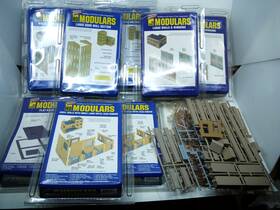 933-3730 Walthers Cornerstone Ho Scale Modulars Building Kit Lot Of 8 Plus Loose