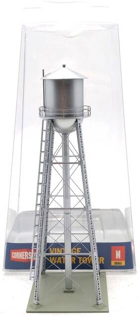 933-3833 Walthers N Scale Vintage Water Tower Assembled Ln/box