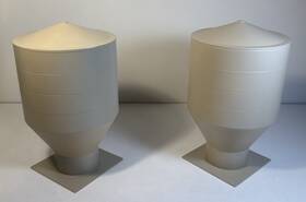 933-3904 Walthers Ho Scale Pulp Tanks #933-3904 Built-up Ready To Use