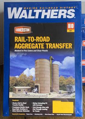 933-4036 Walthers Ho Rail-to-road Aggregate Transfer Kit Sealed