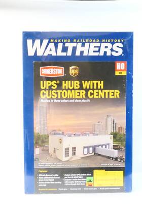 933-4110 Walthers Ho Scale Structure Ups Hub With Customer Center Kit