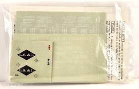 934-58100 Walthers Ho Scale Decal #934-58100 Ls&i Boxcar Lake Superior And Ishpeming Rare