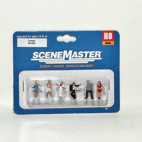 949-6080 Walthers 9496080 Scenemaster Zombies Ho Scale Figures 6 Pack Hand Painted New