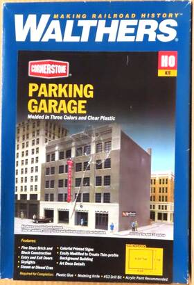 933-3769 Walthers B-101228 Conerstone Parking Garage Structure Kit Ho Scale Open Box 933-3769 Walthers B-101228 Conerstone Parking Garage Structure Kit Ho Scale Open Box