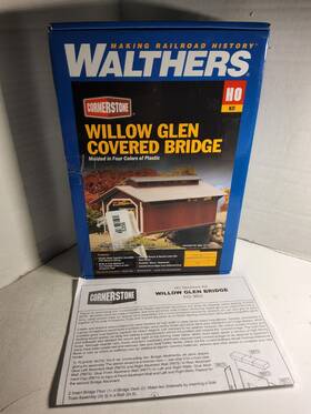 Walthers Cornerstone 616374116164 - Ho Willow Glen Covered Bridge Kit
