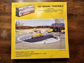 833-3203 Walthers Cornerstone Wlathers 120ft Manual Turntable N Scale