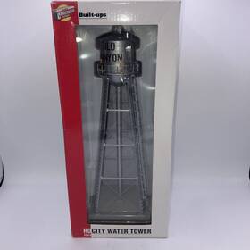 933-2826 Walthers Cornerstone Ho Scale Building/structure City Water Tower Built - Silver