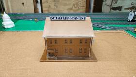 933-2953 Walthers Cornerstone Ho Scale Brick Freight Office Kit Part # Fully
