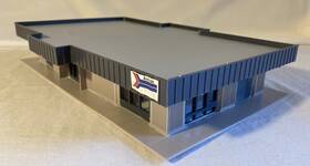 933-3038 Walthers Cornerstone Ho Amtrak Station - Assembled