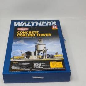 933-3042 Walthers Cornerstone Ho Scale Concrete Coaling Tower And Shed Kit 933-3042 Walthers Cornerstone Ho Scale Concrete Coaling Tower And Shed Kit