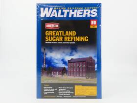 933-3092 Walthers Cornerstone Ho Scale Kit Greatland Sugar Refining - Sealed
