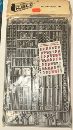 933-3105 Walthers Cornerstone Ho Piping Kit Unopened