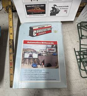 933-3107 Walthers Cornerstone Roadside Billboards #3 Series Automotive Vintage