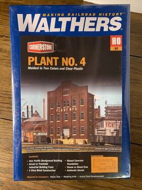 933-3183 Walthers Cornerstone Plant No. 4 Unopened Still Sealed 933-3183 Walthers Cornerstone Plant No. 4 Unopened Still Sealed